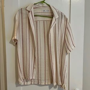 Men’s Knit Button Up Shirt